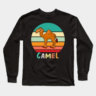 Vintage Retro Camel Long Sleeve T-Shirt